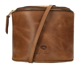Fred de la Bretoniere Women Marianneke Crossbody Vachetta Cognac