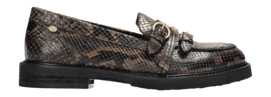 Fred de la Bretoniere Women Paris Grive Phyton Dark Brown