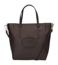 Fred de la Bretoniere Women Peggy Handbag Grain Dark Brown