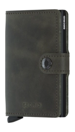 Porte-carte Secrid Miniwallet Vintage Olive Black