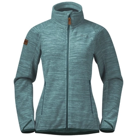 Fleece Bergans Women Hareid NoHood Forest Frost Mel