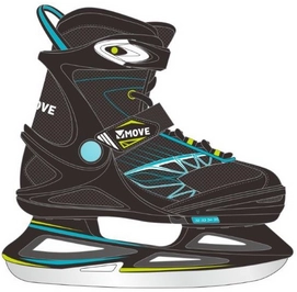 Ice Hockey Skates Move Frosty Ice Boy