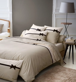 Taie d'oreiller Tradilinge Frou Frou Lin Percale (65 x 65 cm)