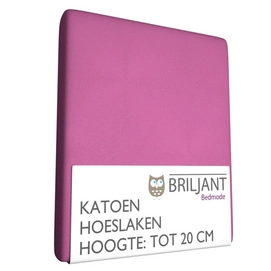 Hoeslaken Briljant Kinder Fuchsia (Katoen)