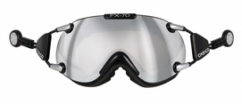 Skibril Casco FX70 Carbonic Black Silver (Medium)