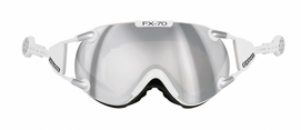 Ski Goggles Casco FX70 Carbonic White Silver (Large)