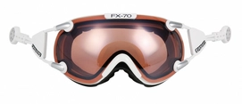 Skibrille Casco FX70 Vautron White (Medium)