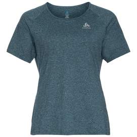 Sporthemd Odlo SS Crew Neck Run Easy 365 Women Reef Waters Melange