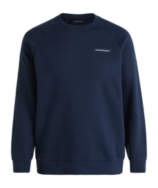 Pullover Peak Performance Logo Sweatshirt Herren Blue Shadow