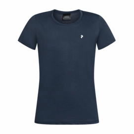 T-Shirt Peak Performance Outdoor Logo Tee Damen Blue Shadow-M
