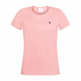 T-Shirt Peak Performance Women Outdoor Logo Tee Warm Blush