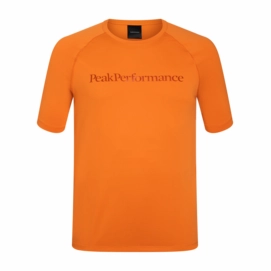 T-Shirt Peak Performance Active Tee Herren Orange Flare-L
