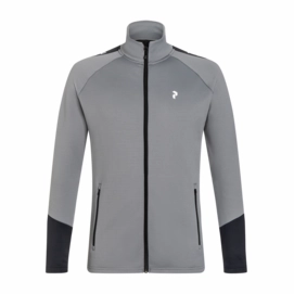 Jacke Peak Performance Rider Mid Zip Jacket Herren Quiet Grey Black