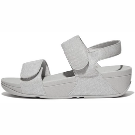 FitFlop Women Lulu Adjustable Shimmerlux Back-Strap Silver