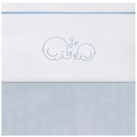 Drap Lit Enfant Jollein Bubbles Blue