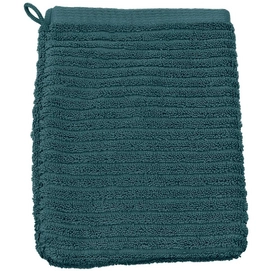 3 Waschlappen Akouarel Linio Petrol