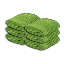 6 Serviettes Invités Playwater Vert