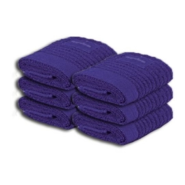 6 Serviettes Invités Playwater Violet