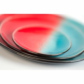 Coupebord Gastro Red blue Rond 13 cm (6-delig)