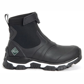 Regenstiefel Muck Boot Apex Zip Black White Damen-Schuhgröße 39 - 40
