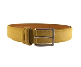 Wildleder Gürtel Gelb