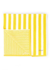 Handdoek S Oliver Bath Stripes Geel (set van 3)