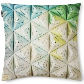 Sierkussenhoes SNURK Geogami Groen (50x50cm)