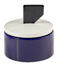 Geurkaars Serax L Blue Black Candela 01 Blue