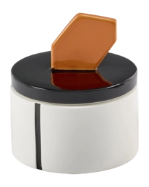 Geurkaars Serax M Black Orange Candela 02 White
