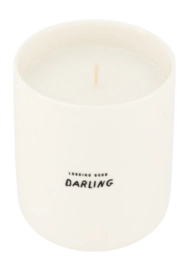 Geurkaars Zusss Keramiek In Doosje Darling Wit / Antracietgrijs