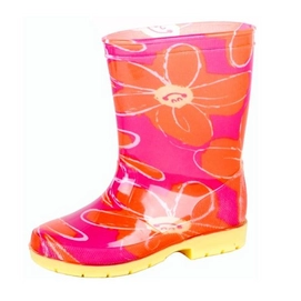 Bottes de Pluie Gevavi Rosa Enfant Rose Orange