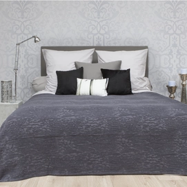 Couvre-lit HNL Deco Gipsy Dark Gull Grey