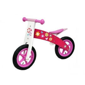 Loopfiets Hout Roze Girl