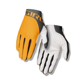 Gants de Cyclisme Giro Men Trixter Glaze Yellow Portaro Grey-XS