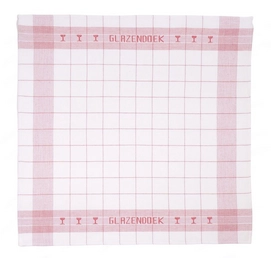 Theedoeken Vespo Glazendoek Rood (Set van 6)