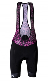 Fietsbroek Santini Gold Aero Bib-Shorts Gil Pad Purple