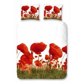 Dekbedovertrek Good Morning Poppy Rood Katoen