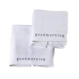 Handdoeken Goodmorning Wit Aquanova (set van 3)