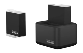 GoPro Dual Battery Charger + Enduro Battery (HERO9/HERO10/HERO11/HERO12)