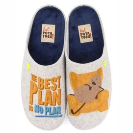 Pantoffel Hot Potatoes Men Gramais Grey