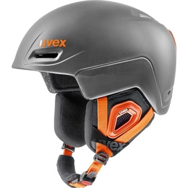 Skihelm Uvex Jimm Grey Black Orange Mat