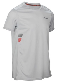 T-shirt de Tennis Babolat Core Flag Club Tee Men Heather Grey
