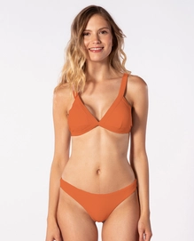 Bikinioberteil Rip Curl Modern Rib Recycled Tri Ice Tea Damen