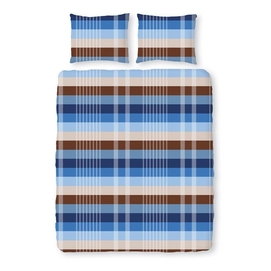 Dekbedovertrek Romanette Gstaad Blauw Flanel
