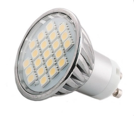 LED GU10 Spot 4,0 Watt 21 SMD (vervangt 30-40W)