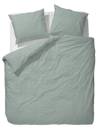 Taies d'oreiller Essenza Guy Sea Green Coton (65 x 65 cm)