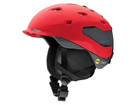 Skihelm Smith Quantum Mips Matte Fire Charcoal