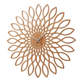 Uhr Karlsson Sunflower MDF Wood Finish 60 cm
