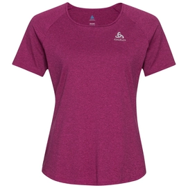 Sporthemd Odlo SS Crew Neck Run Easy 365 Women Festival Fuchsia Melange