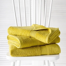 Duschtücher De Witte Lietaer Helene Super Lemon (3er Set) (70 x 140 cm)